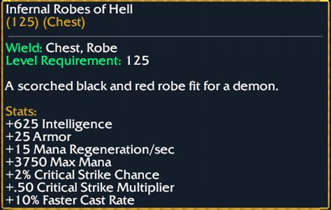 Infernal Robes of Hell | Daemonic sword ORPG Wiki | Fandom