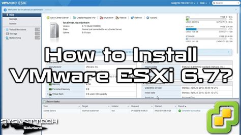 How To Install Vmware Vsphere Hypervisor Esxi Sysnettech