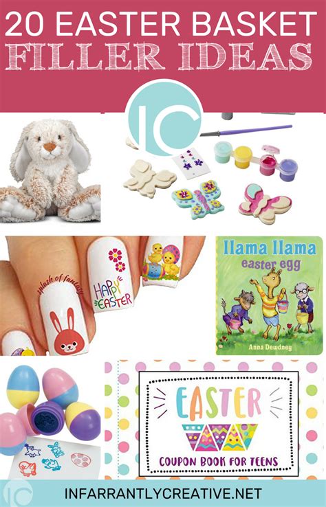20 Easter Basket Filler Ideas That Arent Candy Infarrantly Creative
