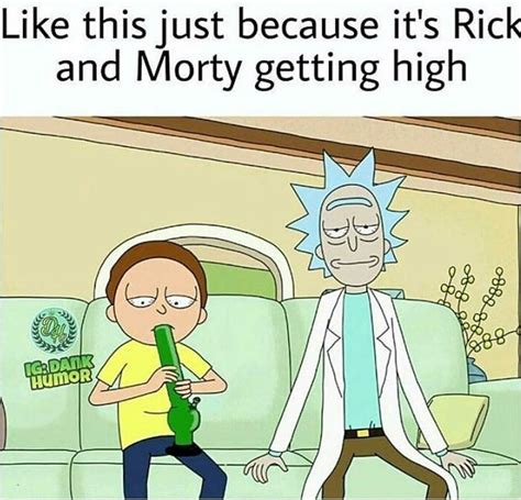 Smoking Rick And Morty Wallpaper Weed 2a9