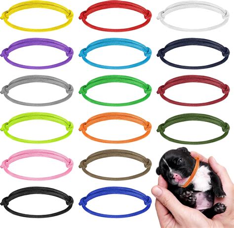 Boumusoe 16pcs Puppy Id Collars Whelping Collars