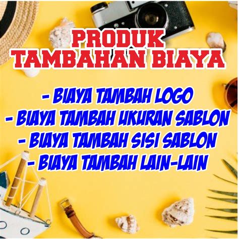 Jual Tambahan Biaya Sablon Tambah Logo Tambah Warna Shopee Indonesia