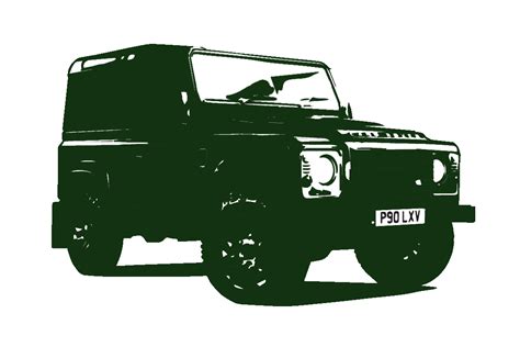 Land Rover Defender Vector At Vectorified Collection Of Land