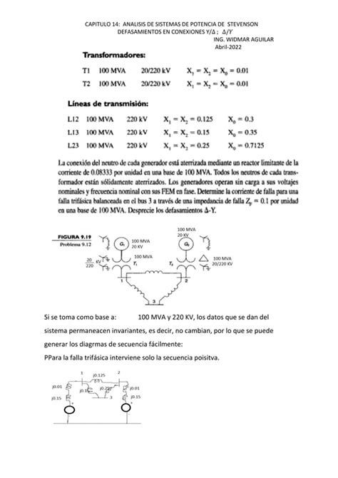EJERCICIOS Secuencias DEFASAMIENTOS TRANSFORMADORES TRIFASICOS Pdf