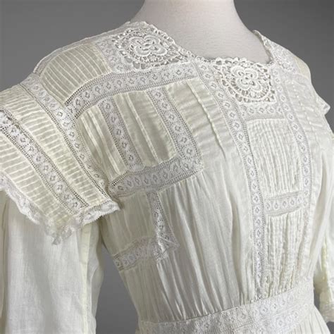 S Lingerie Dress Edwardian Dress Antique Pale Y Gem