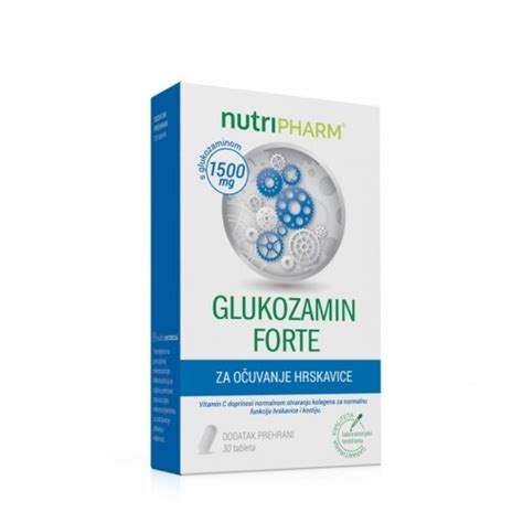 Nutripharm Glukozamin Forte 1500 Mg 30 Tableta Na Stanju SHOP BENU RS