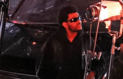 The Weeknd Spotted in Los Angeles Shooting Creepin’ Music Video ...