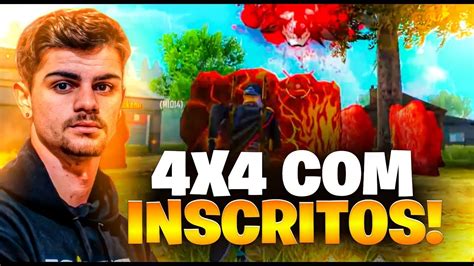 🔥 Live Ff 🔥 Free Fire Ao Vivo 🔥 4x4 6x6 Com Inscritos 🔥 Rg Revela 🔥 Sala Personalizada 🔥