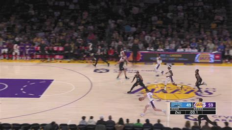 Last Second Field Goal Magic Lakers NBA Official