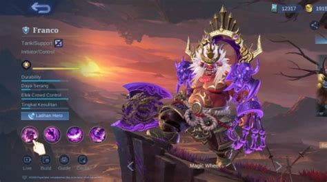 5 Skin Legend Franco Bikin Lawan Kabur Ketakutan