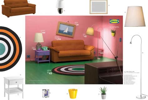 Ikea Showcases Its Products By Recreating Famous Living Rooms From The