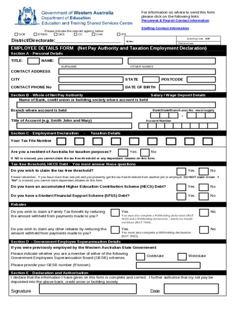 Fillable Online New Employee Forms And Helpful Information Fax Email