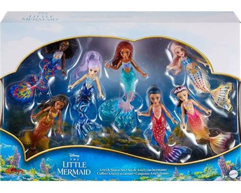 Игровой набор Дисней Маттел Русалочка "Ариэль и сёстры" Mattel Disney в ...