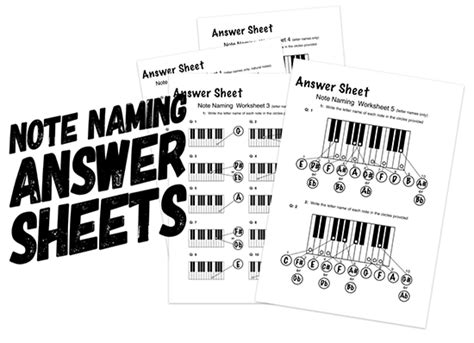 Note Naming Worksheets