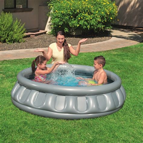 Bestway Piscina Inflable Espacial Plateada para Niños Kemik Guatemala