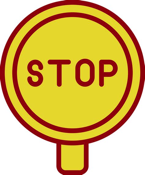 Stop Sign Vector Icon Design 16441395 Vector Art at Vecteezy