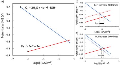 Representation Of The Corrosion Process By Means Of The Evans Diagram