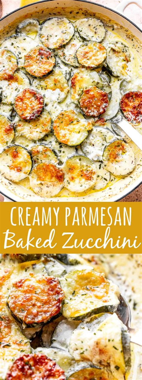 Creamy Parmesan Zucchini