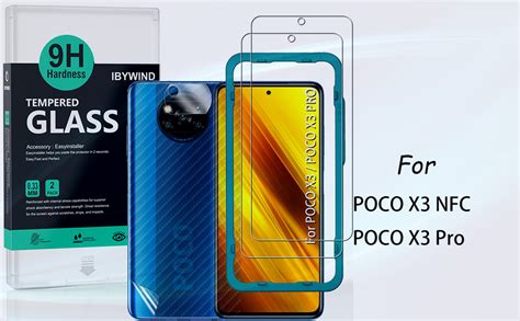 Amazon Ibywind Protector De Pantalla Para Xiaomi Poco X X Pro