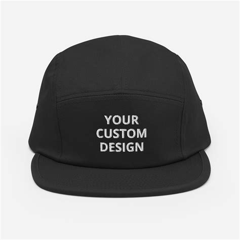 Custom 5 Panel Hat Custom 5 Panel Cap Custom Five Panel Hat Etsy