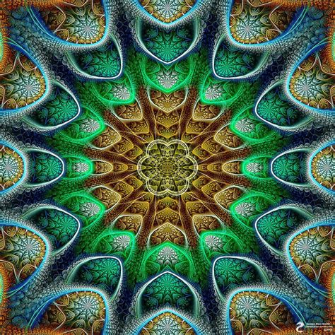 Monday Mandala Artwork By James Alan Smith Fractal Art Fractals A N