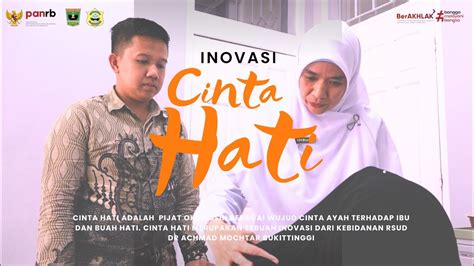 Inovasi Cinta Hati Rsud Dr Achmad Mochtar Bukittinggi Youtube