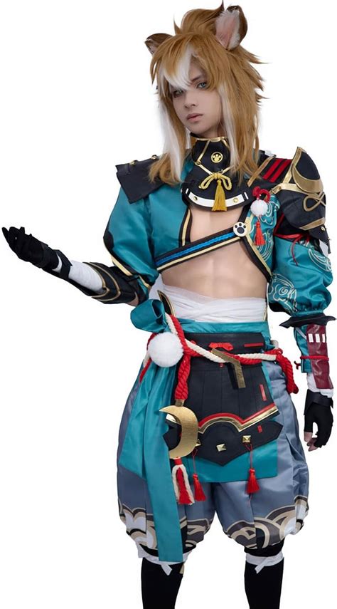 Nuoqi Gorou Costume Cosplay For Genshin Impact Cosplay Adult Anime Men