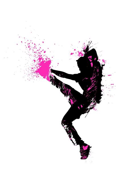 Hip hop dancer performing a dance move. 11718065 Vector Art at Vecteezy