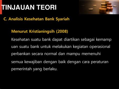 ANALISIS KESEHATAN BANK SYARIAH DENGAN MENGGUNAKAN METODE CAMEL Ppt