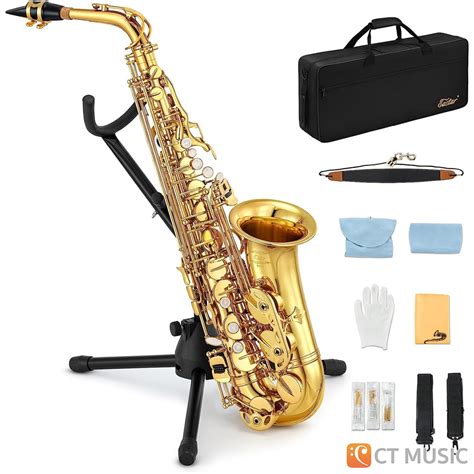 Eastar As Ii Student Gold Lacquer E Flat Alto Saxophone สต็อกแน่น พร้อม