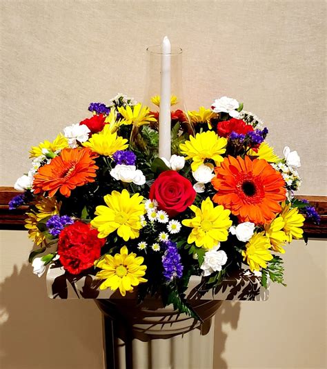 Full Of Light Flower Arrangements Glueckert Funeral Home Flowers Store