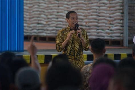 Jokowi Sebut Harga Beras Mulai Turun Silakan Cek Ke Pasar Industri