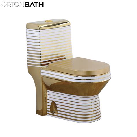 Ortonbath Middle East Wash Down White Gold Electroplating Bathroom