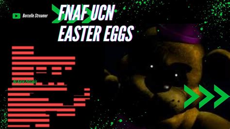 Fnaf Ucn Easter Eggs YouTube