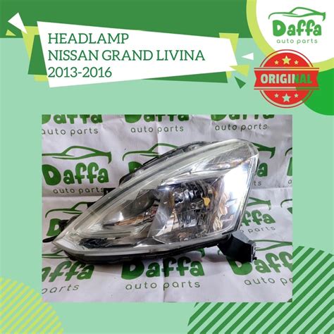 Jual Headlamp Headlight Lampu Depan Mobil Nissan Grand Livina 2013 2014