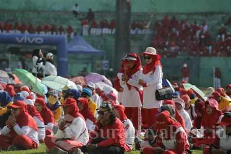 Hadiri Senam Kebangsaan Pj Wali Kota Malang Apresiasi Raihan Prestasi