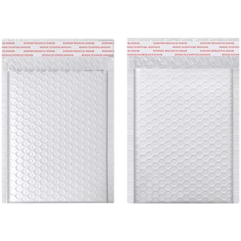 20 30Pcs Bubble Envelope Bag White Bubble PolyMailer 18x15cm Self Seal