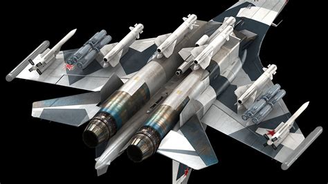 Sukhoi su-35 modeled 3D model - TurboSquid 1331298