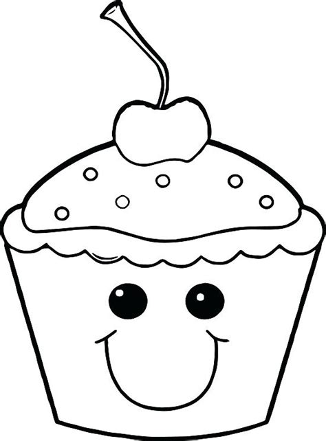 Cute Muffin Drawing at GetDrawings | Free download