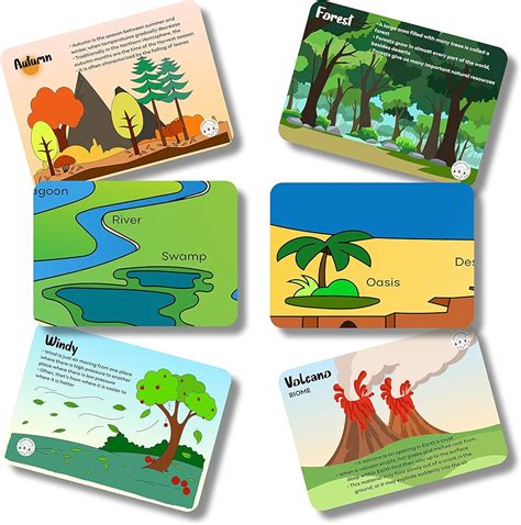 Wander Stamps Climate And Habitat Flashcards And Puzzle Early