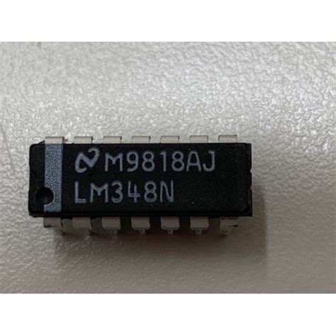 National Semiconductor LM348N QUADRUPLE OPERATIONAL AMPLIFIERS