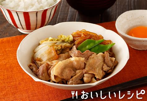 迷ったらこれ！豚肉と白菜のすき煮♪｜おいしいレシピ エバラ食品