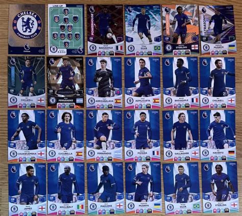 Adrenalyn Xl Premier League Chelsea Team Cards X