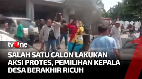 Pemilihan Kepala Desa Berakhir Ricuh Kabar Siang Tvone Youtube