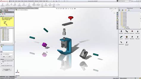 Solidworks Quick Tip Working With Exploded Views In Assemblies Youtube