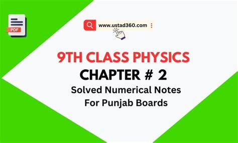 Th Physics Chapter Numericals Solved Pdf Ustad