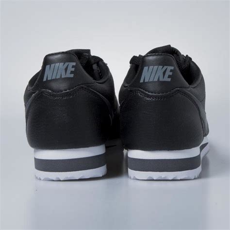 Nike Classic Cortez Leather Black Dark Grey White 749571 011