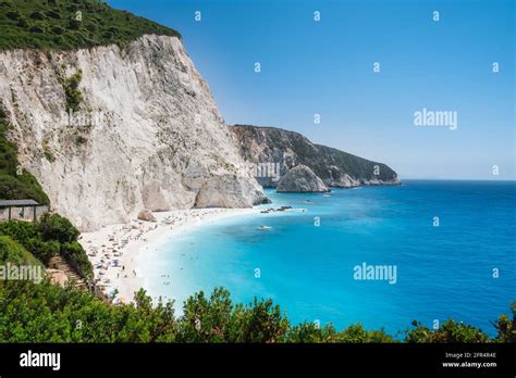 Porto Katsiki Beach On Lefkada Ionian Island Greece Stock Photo Alamy