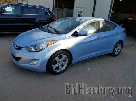 Report KMHDH4AE9CU298178 HYUNDAI ELANTRA 2012 BLUE GAS - price and ...