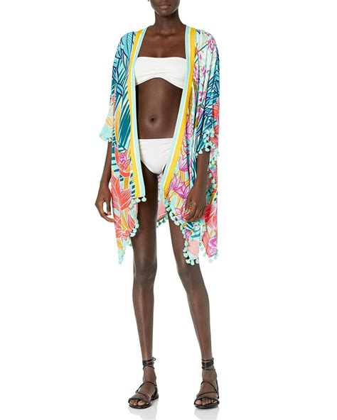 Trina Turk Plus Size Kimono Swimsuit Cover Up Lyst